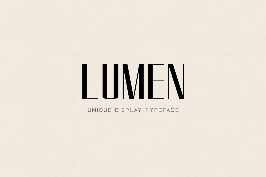 Ejemplo de fuente Lumen Bold Italic